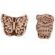 Set of 2 Piece New Mix Wooden Printing Block